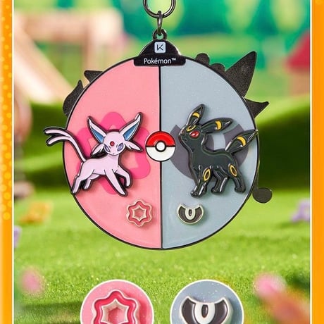 ポケモン メタル第一弾（イーブイ家族 タイプC: エーフィ、ブラッキー)(中国正規版)