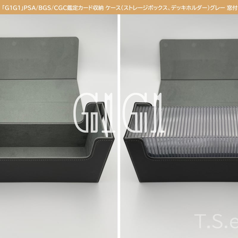 「G1G1」PSA/BGS/CGC鑑定カード収納ケース（100枚入り） G1G1」PSA/BGS/CGC鑑定カード収納 ケース（ストレージボックス、デッキ