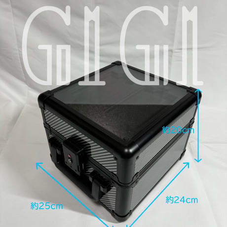 「G1G1」コレクター向け BGS/PSA/CGC 鑑定カード用 高級収納ケース（Mサイズ・透明タイプ）ダイヤルロック付き