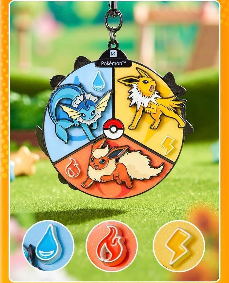 ポケモン 一番くじ メタルチャーム ブイズ イーブイ サンダース シャワーズ ポケモン】イーブイ 進化系 メタルチャーム シャワーズ サンダース