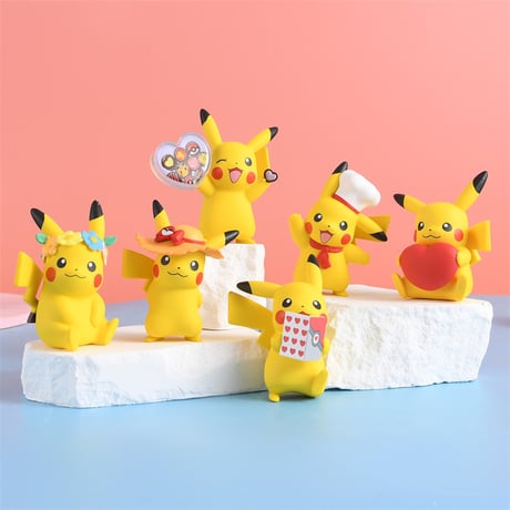 ポケモンピカチュウ コレクション 全6種(中国正規版)