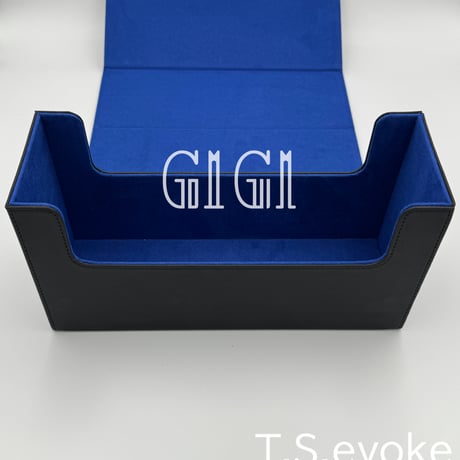 「G1G1」PSA/BGS/CGC鑑定カード収納 ケース（ストレージボックス、デッキホルダー）ブルー大容量タイプ