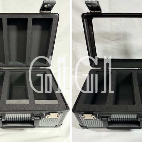「G1G1」コレクター向け BGS/PSA/CGC鑑定カード用 高級収納ケース（Lサイズ・透明タイプ）ダイヤルロック付き
