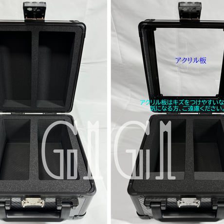 「G1G1」コレクター向け BGS/PSA/CGC 鑑定カード用 高級収納ケース（Mサイズ・透明タイプ）ダイヤルロック付き