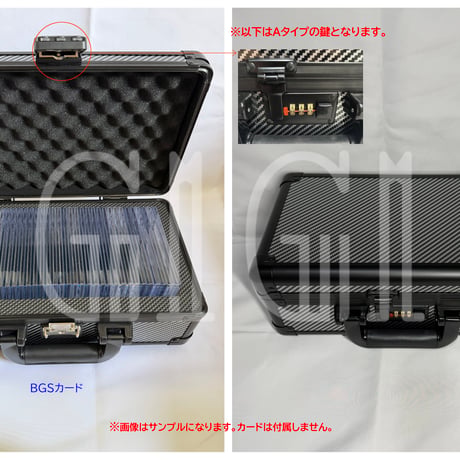 「G1G1」PSA/BGS/CGC/ARS 鑑定カード用 高級収納ケース_Aタイプ（Mサイズ）ダイヤルロック付き