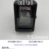 「G1G1」PSA/CGC鑑定カード 透明ケース(1枚入り) ブラック