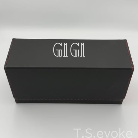 「G1G1」PSA/BGS/CGC鑑定カード収納 ケース（ストレージボックス、デッキホルダー）赤 窓付き