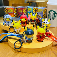 ポケモン団員ごっこピカチュウ キーホルダー 全7種（中国正規版）