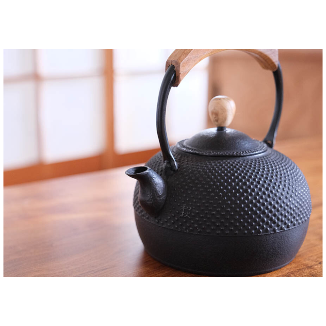 南部鉄器 鉄瓶鬼あられコレクター必見！内側超綺麗！！