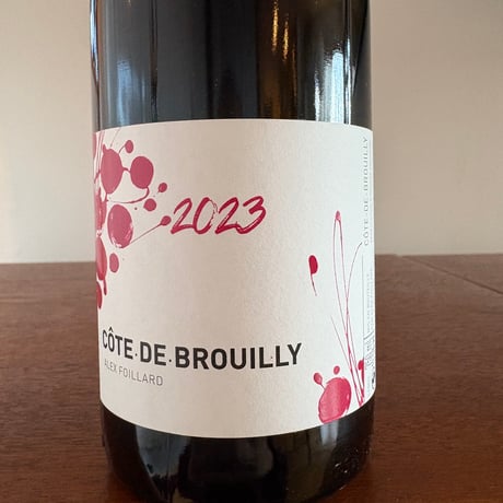 Alex FOILLARD  /  Côte de Brouilly 2023