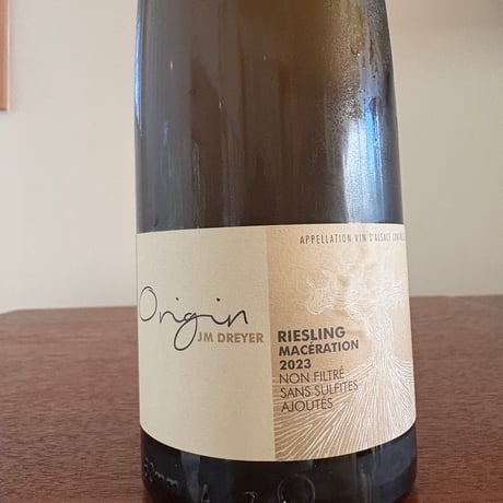 Jean Marc DREYER  /  Alsace Riesling Origin 2023