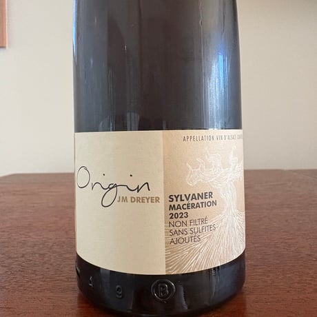 Jean Marc DREYER  /  Alsace Sylvaner Origin 2023