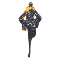 2AG75 本べっ甲鼈甲 ブローチ ピエロ 美品稀少 2AG75 本べっ甲鼈甲