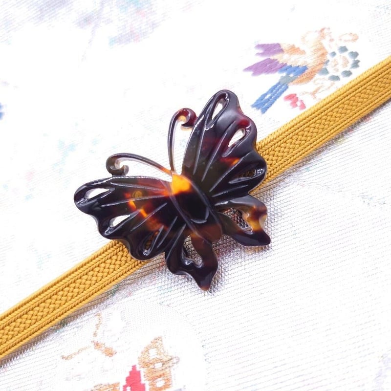 べっ甲帯留め（ob-010) | なにわべっ甲プラージュ