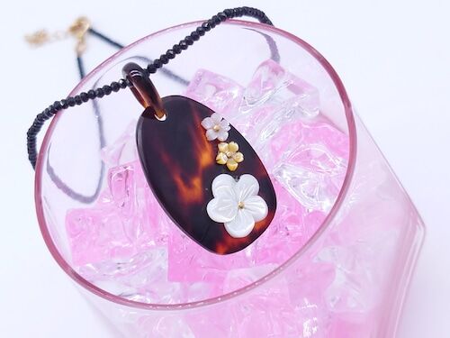 べっ甲 ペンダント (pe-162) | なにわべっ甲プラージュ