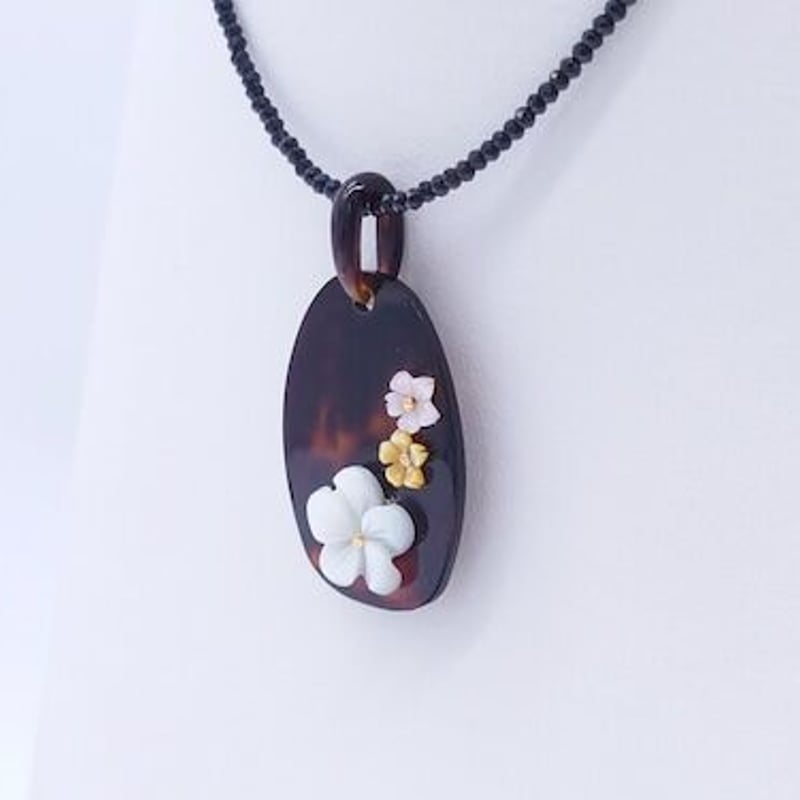 べっ甲 ペンダント (pe-162) | なにわべっ甲プラージュ