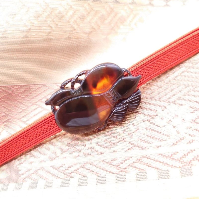 べっ甲帯留め（ob-002） | なにわべっ甲プラージュ