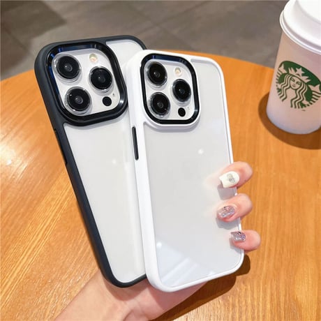 「V120」iphone15pro ケース クリア iphone14promax/13/12 ハードケース 耐衝撃