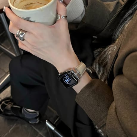 「V693」apple watch レザー バンド 42mm 46mm アップル ウォッチ バンド 人気 女性