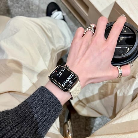 「V586」apple watch 革 バンド 高級 アップル ウォッチ バンド マグネット 男女兼用