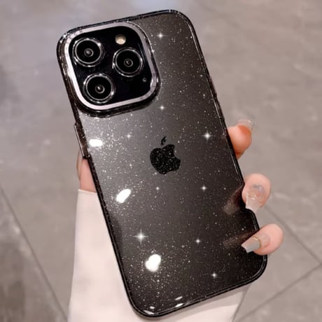 「V602」iphone クリア ケース おしゃれ iphone15/14 ケース キラキラ ラメ