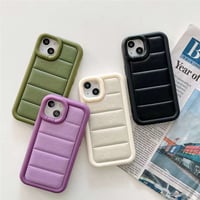 「V152」ダウン iphone14pro/14plusケース 隠れスタンド付き 耐衝撃 iphoneケース 可愛い 新作