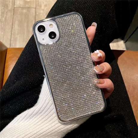 「V125」iphone14pro/14promax ケース キラキラ ストーン iphone13ケース 派手 かわいい