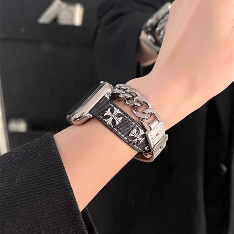 V630」apple watch ブレスレット 重ね 付け メンズ レディーズ