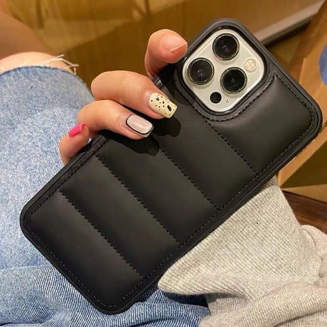 「V134」ダウンジャケット iPhone14proケース おしゃれ iphone14promax iphone13ケース 耐衝撃 2022冬
