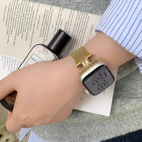 「V417」アップル ウォッチ バンド 人気 apple watch バンド 蒸れ ない ステンレス バンド