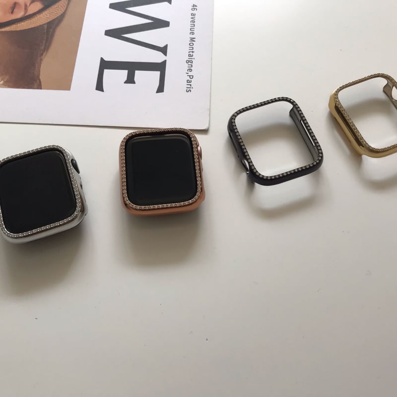 V248」アップル ウォッチ カバー キラキラ 7/8/SE apple watch