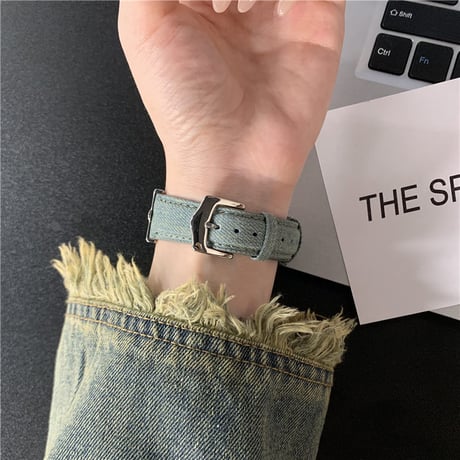 「V462」apple watchバンド おしゃれ メンズ 女性 アップル ウォッチ バンド デニム