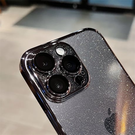 「V438」カメラフィルム付き  iphone17/17air/16/16pro ケース メタリック シルバー iphone15 ケース キラキラ おしゃれ