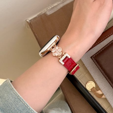 「V736」apple watch バンド かわいい 女性 アップルウォッチse/s10/11 交換ベルト おすすめ