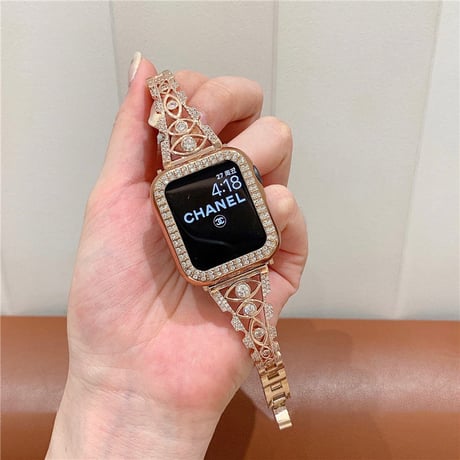 「V437」apple watch バンド キラキラ アップル ウォッチ バンド 女性 おしゃれ ブレスレット