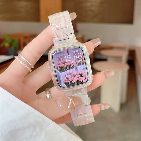 「V362」オーロラ applewatch バンド おしゃれ アップル ウォッチ バンド 女性 人気