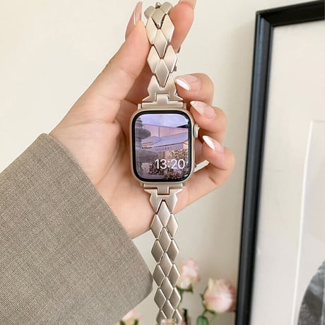 「V259」ステンレス apple watchバンド スターライト ブレスレット アップル ウォッチ チェーン バンド