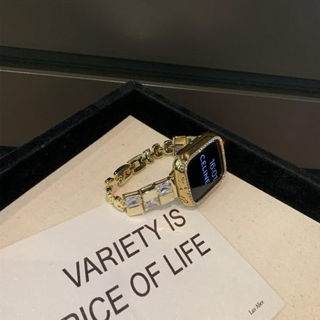 「V658」レディース アップル ウォッチ バンド ジルコン apple watchバンド 可愛い