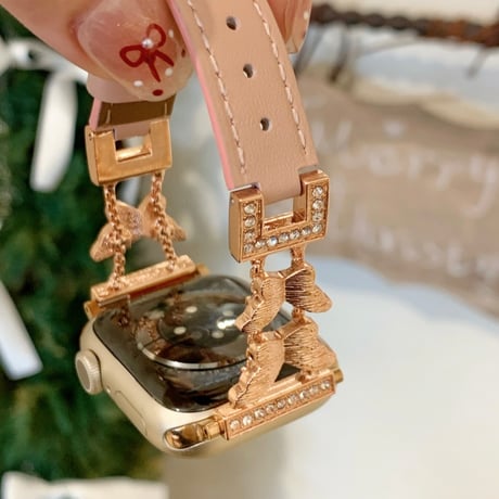 「V726」apple watchバンド かわいい 蝶々 42mm/46mm アップルウォッチ バンド 女性 おすすめ