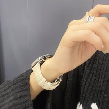 「V690」d バックル アップル ウォッチ バンド 女性 おしゃれ apple watch レザー バンド 「保護カバー付き」