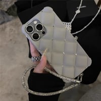 「V669」iphone16 ケース 可愛い iphone15pro シリコンケース ストーン デコ 耐衝撃「カメラレンズカバー付き」