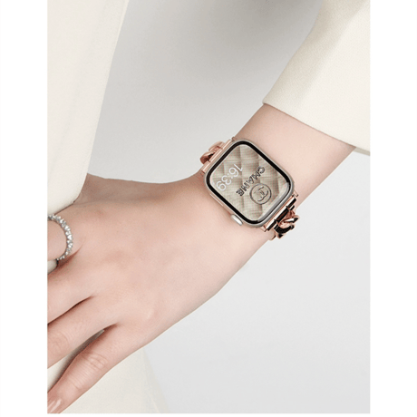 「V080-1」アップル ウォッチ バンド チェーン apple watch ステンレス バンド おしゃれ