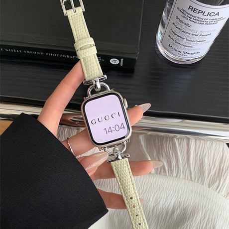 「V204」apple watch バンド レザー 細い 高級 アップルウォッチバンドUltra/8/7/se メンズ レディース 時計ベルト