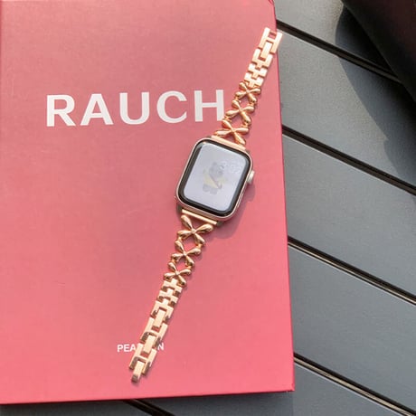 「V375」apple watch ステンレス バンド 女性 apple watchバンド チェーン おしゃれ