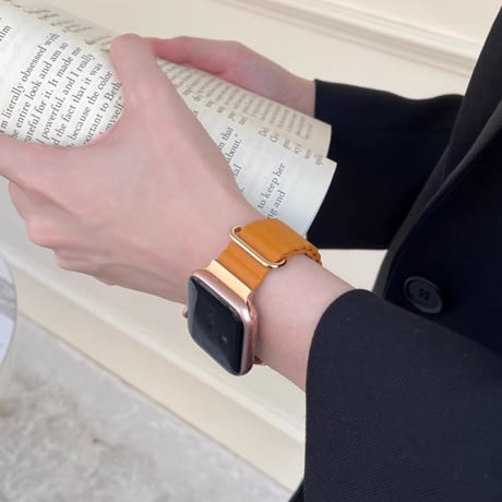 「V214」アップルウォッチバンド マグネット 40/42/49mm apple watch レザー リンク 軽量 おしゃれ