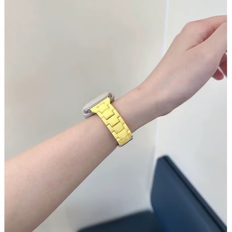 「V657」アップル ウォッチ バンド 樹脂 apple watch バンド 可愛い 軽い フレームカバー付き