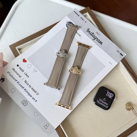 「V720」アップル ウォッチ バンド 高級 apple watch レザー バンド 女性 おしゃれ