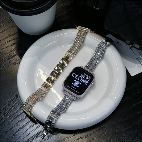 「V627」アップル ウォッチ バンド キラキラ apple watch バンド かわいい レディース