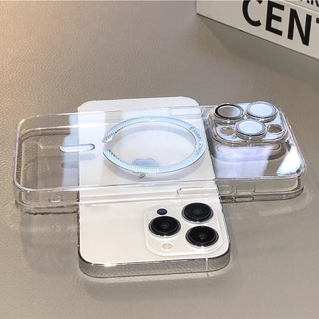「V404」magsafe対応ケース iphone14 クリア iphone13 ケース カメラ 保護 頑丈