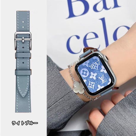「V059」アップル ウォッチ バンド 革 apple watch 40/42/45/49mm バンド ビジネス アップルウォッチ8 7 6 se 対応